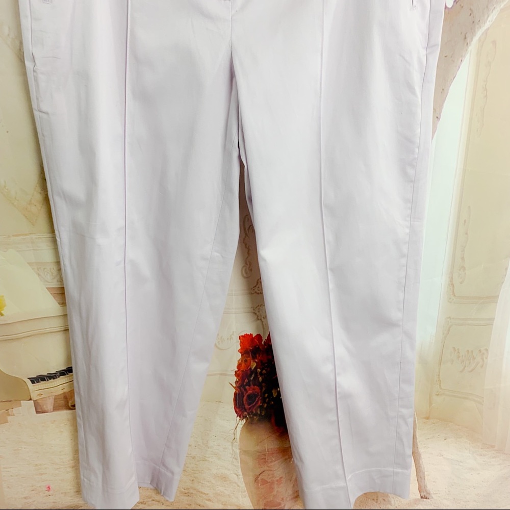 NEW J Crew Lavender Point Cotton Dress Pants - Picture 4 of 10